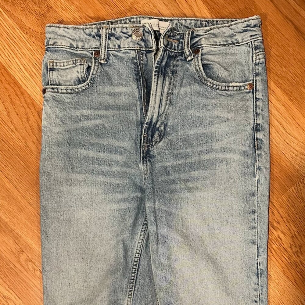 zara1975 high rise skinny leg denim